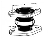 EXPANSION JOINT-twin With PVC Unions-05,Rubber Molded Parts